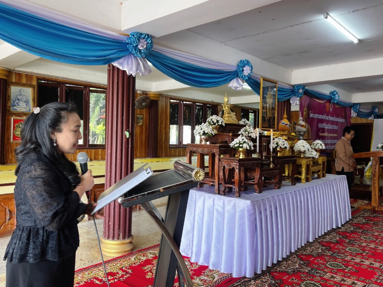 นางสาวสุวรรณ  คูประทุมศิริ นายกเทศมนตรีตำบลเสิงสาง เป็นประธานเปิดโครงการอบรมไวยาวัจกรอำเภอเภอเสิงสาง ประจำปีพุทธศักราช 2569 ณ วัดเสิงสาง (วัดหลวงปู่สอน)  8 มกราคม 2569