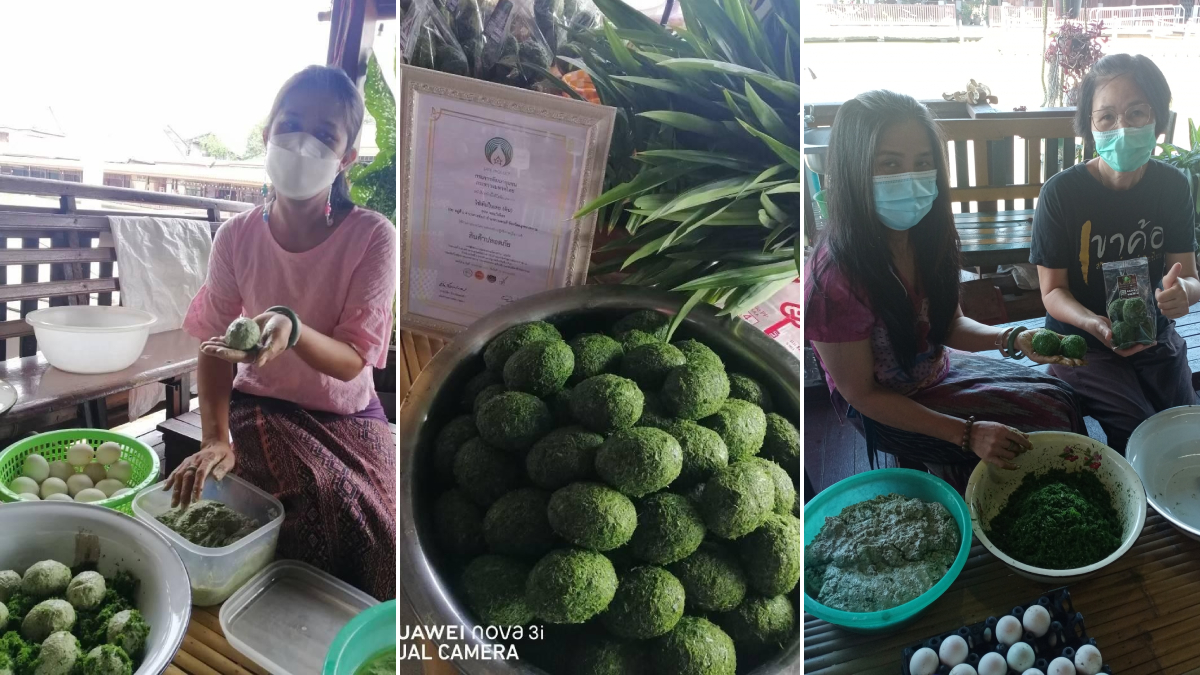 การทำไข่เค็มพอกใบเตย (ไข่ขจี) 3